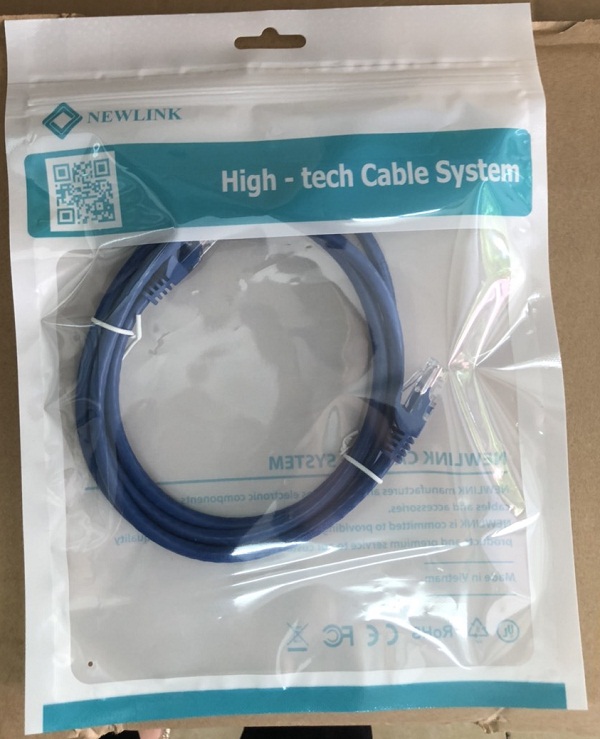 Patch cord 15M Cat6 UTP đúc sẵn NewLink NL-10051FBL